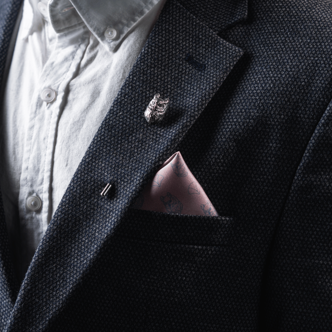 Alfrid | Lapel Pin & Pocket Square