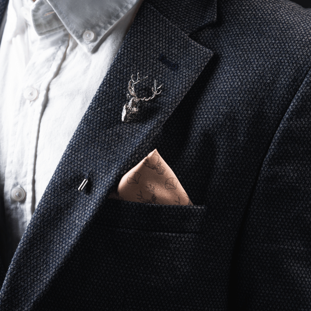 Adonis | Lapel Pin & Pocket Square