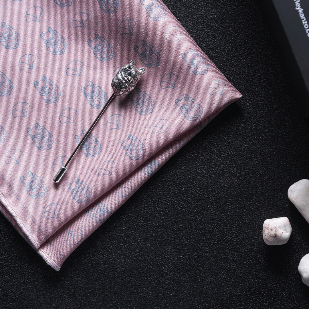 Alfrid | Lapel Pin & Pocket Square