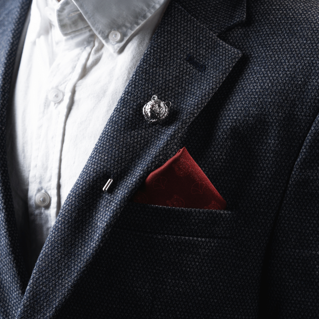Edric | Lapel Pin & Pocket Square